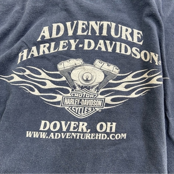 Harley Davidson Shirt Mens Large Basic HD Authentic Riding Gear Motorcycle Top - Picture 6 of 6